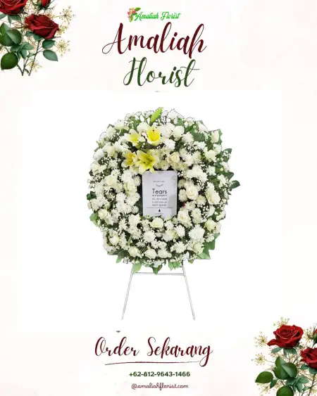 Krans Bunga Duka Balai Tongah Koto